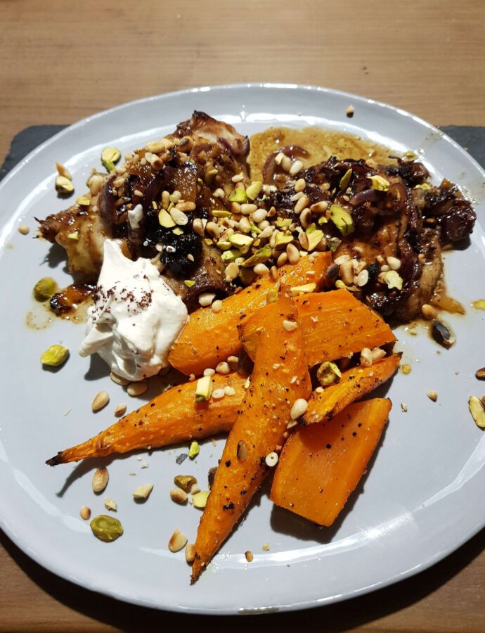 Persian Chicken & Roasted Carrots