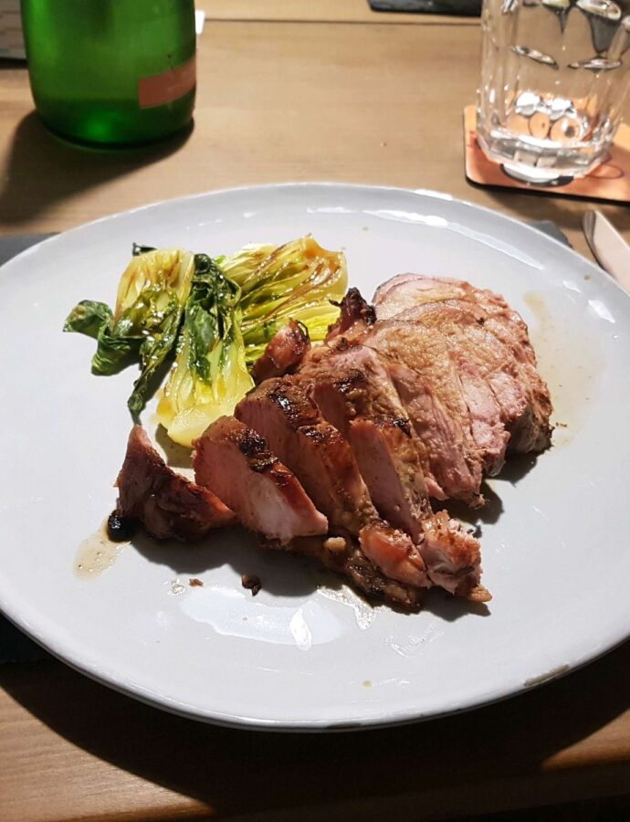 Pork Tenderloin with Ponzu Dressing