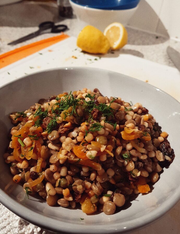 Lentils & Israeli Couscous