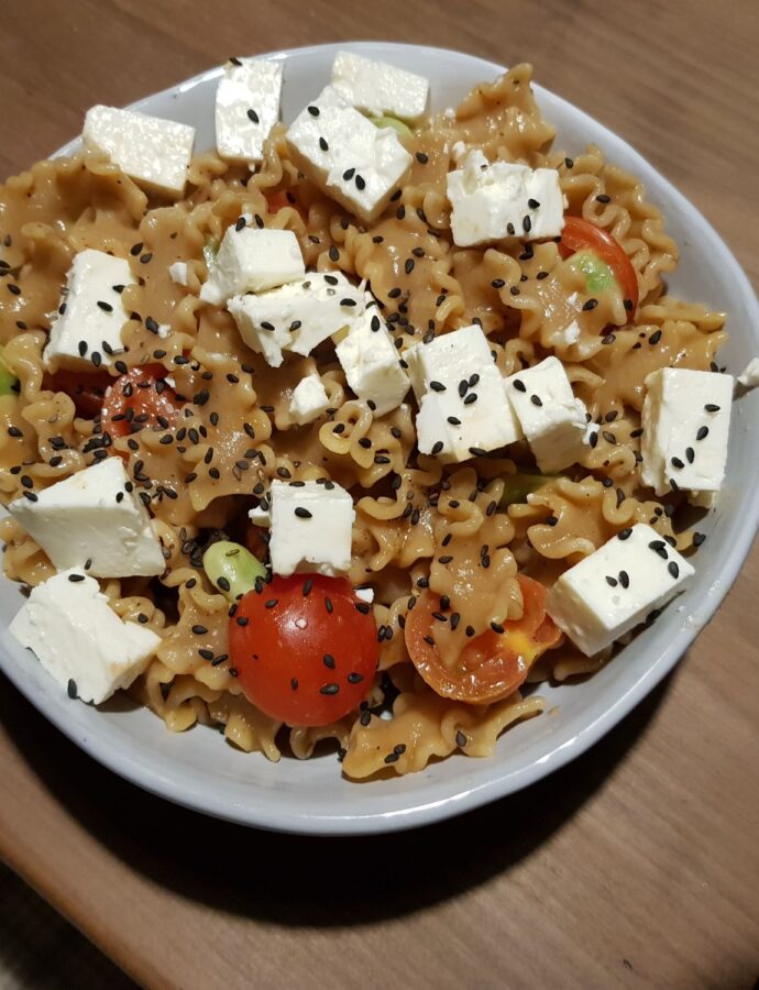 Wholewheat pasta and beans