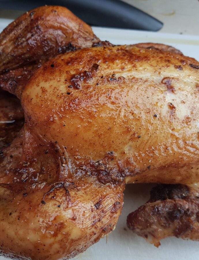 Sweet smoked chicken