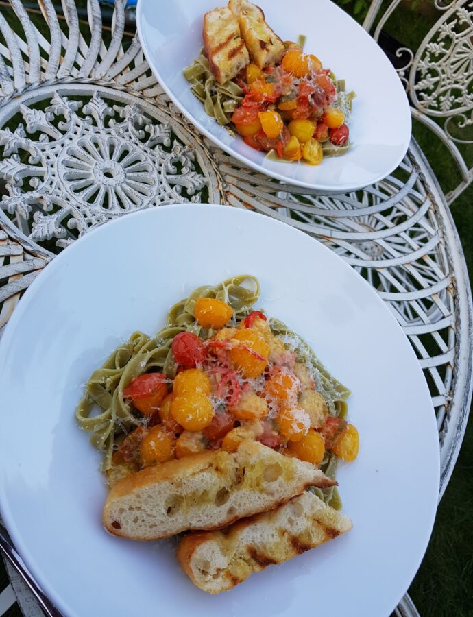 Home Grown Pompodorini & Focaccia.