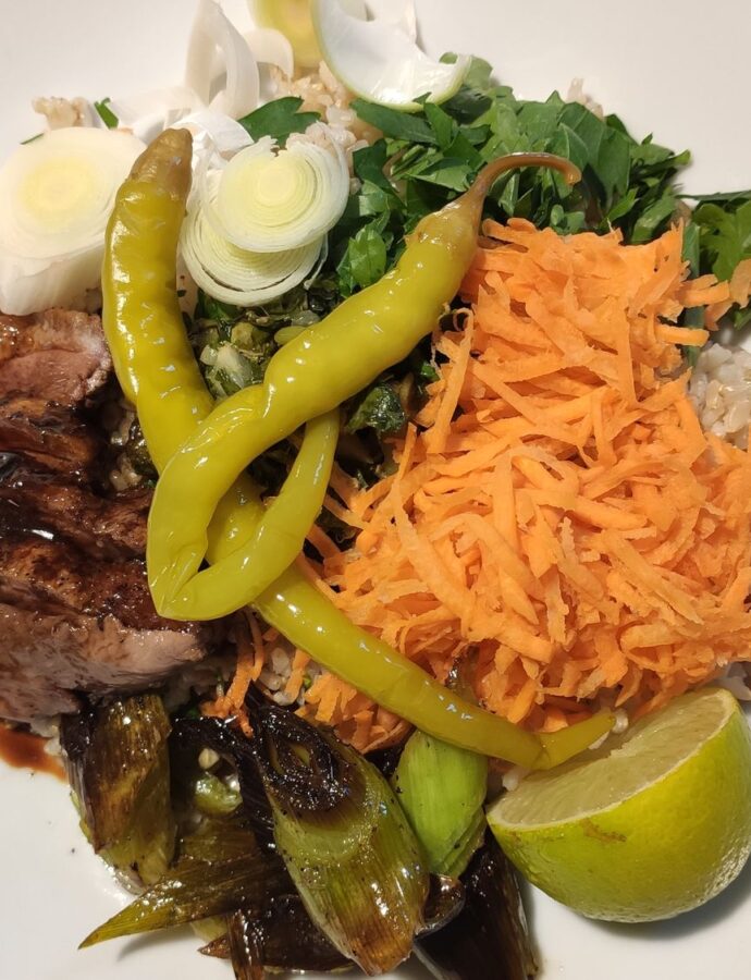 Teriyaki Duck Donburi