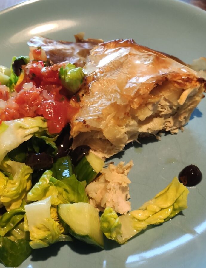 Greek Chicken Pie