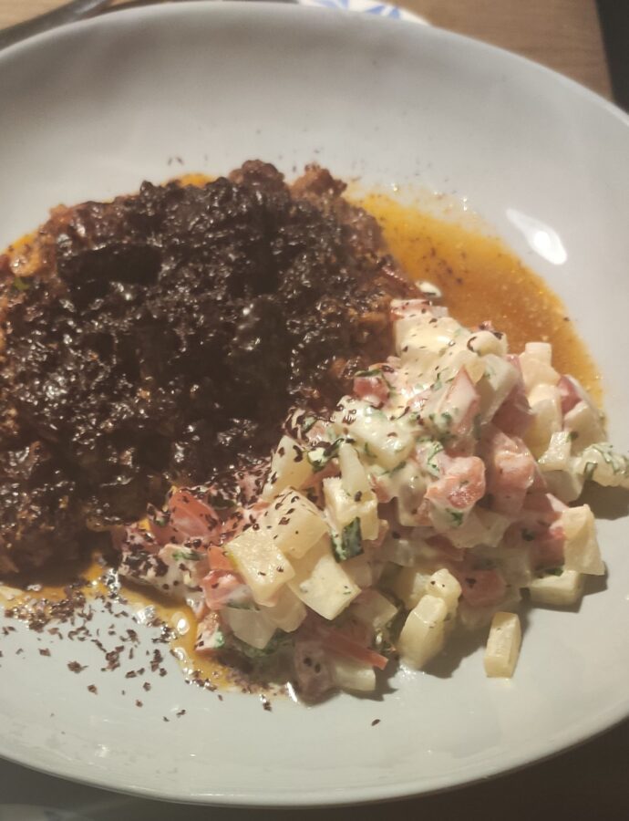 Chilli and Minted Greens