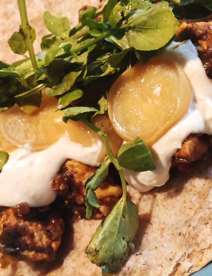 Cheat’s chicken shawarma