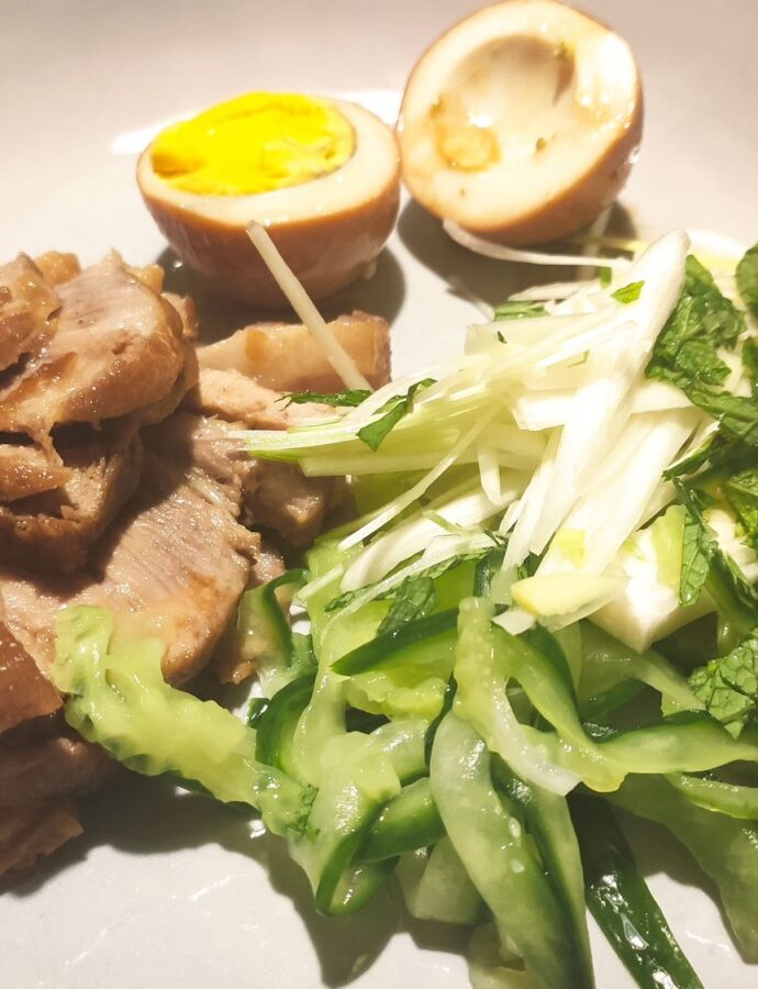 Simmered Pork not in Crepes