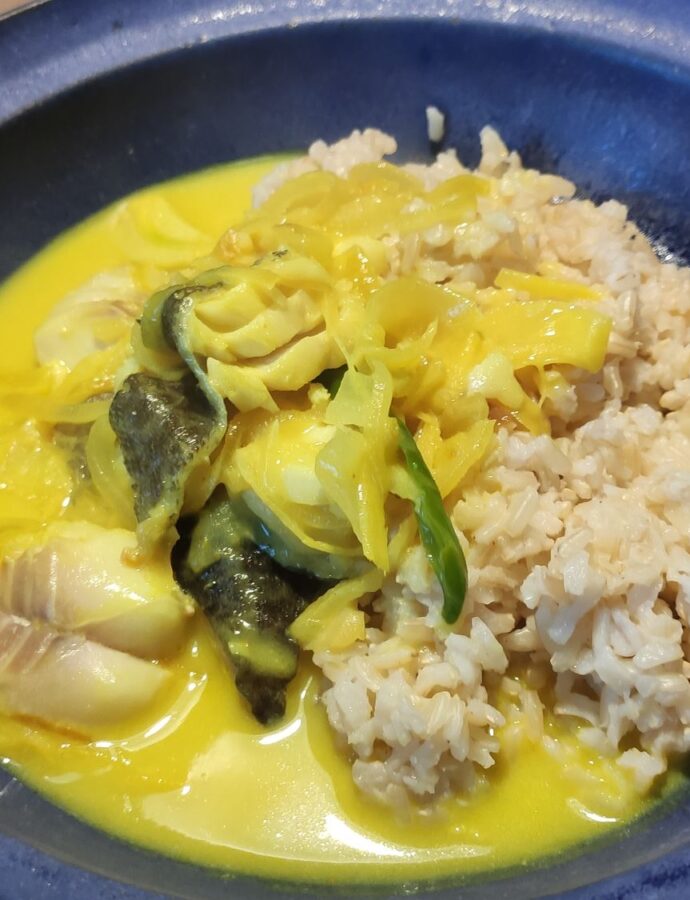 Fish curry molee with black cardamom