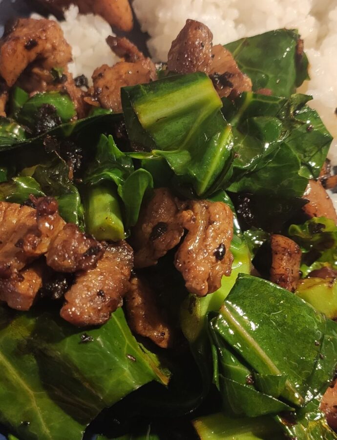 Salt fried pork