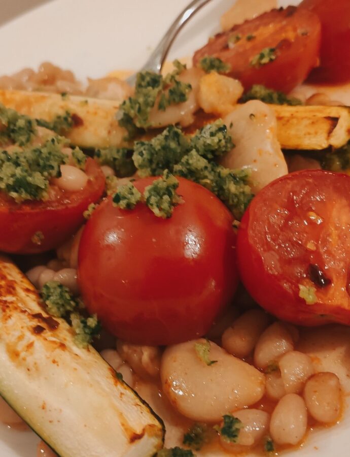 Spanish beans and picada