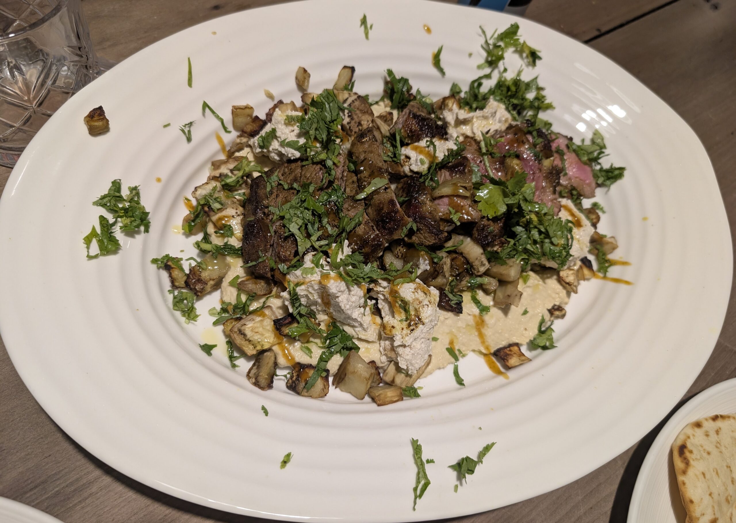 Lamb & aubergine houmous